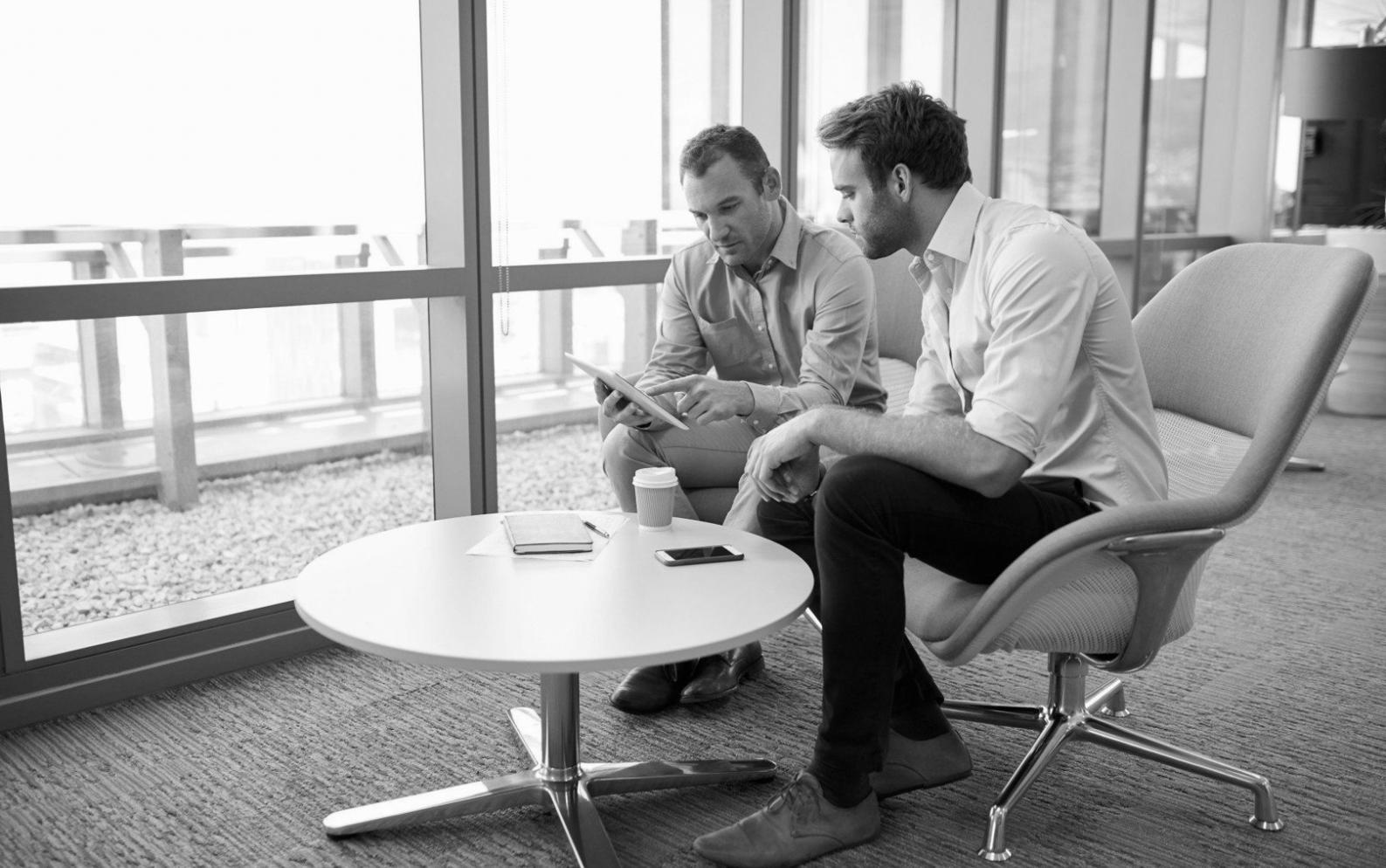 Predictive financial AI analytics professional workspace